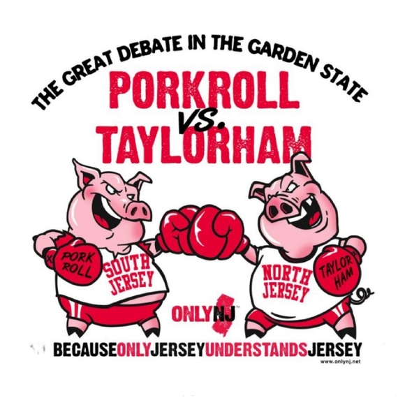 Only NJ Shirts Nwt Nj Great Debate In The Garden State Pork Roll Vs